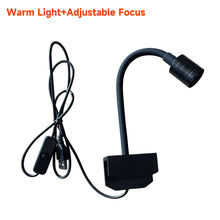 Load image into Gallery viewer, USB Adjustable Focus Aquarium Spot Light Aquascape Clip Lamp for Nano Fish Tank 360° Rotatable Clip Light for Betta/Small Aquariums Accessories
