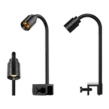 Load image into Gallery viewer, USB Adjustable Focus Aquarium Spot Light Aquascape Clip Lamp for Nano Fish Tank 360° Rotatable Clip Light for Betta/Small Aquariums Accessories

