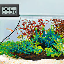 Load image into Gallery viewer, Mini Celsius/Fahrenheit Aqua Thermometer with Probe For Fish Tank Precision Thermometer Digital for Home/Commercial Use Hydroponics Greenhouse
