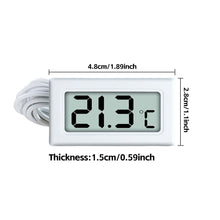 Load image into Gallery viewer, Mini Celsius/Fahrenheit Aqua Thermometer with Probe For Fish Tank Precision Thermometer Digital for Home/Commercial Use Hydroponics Greenhouse
