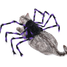 Load image into Gallery viewer, Novelty Halloween Pet Spider Costume Cute Dogs Cats Vibrant Plush Spider Outfit Easy Wear Pet Party Cosplay Dress Suit Pet Costume

