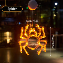 Load image into Gallery viewer, Halloween LED Lights with Suction Cups Battery-Powered Ghost Pumpkin Hanging Party Lights For Shop/Home/Yard Windows for Indoor/Outdoor
