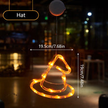 Load image into Gallery viewer, Halloween LED Lights with Suction Cups Battery-Powered Ghost Pumpkin Hanging Party Lights For Shop/Home/Yard Windows for Indoor/Outdoor
