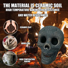 Load image into Gallery viewer, Halloween Skeleton Sculpture Zombie Campfire Accessory Satanic BBQ Grill Decor Spooky Bonfire Centerpiece Creepy Outdoor Fire Centerpiece
