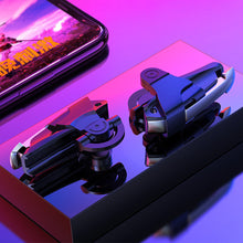 Load image into Gallery viewer, 1Pair PUBG Mobile Game Triggers Stimulus Battlefield Gen 2/3 Controller Metal Shooting Buttons for Phone Gaming (Universal Left/Right Hand)
