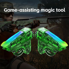Load image into Gallery viewer, 1Pair PUBG Mobile Game Triggers Stimulus Battlefield Gen 2/3 Controller Metal Shooting Buttons for Phone Gaming (Universal Left/Right Hand)
