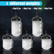 Load image into Gallery viewer, European Carp Fishing Worm Bait Cage Bait Feeder With Weight And Swivel Anti-Snag Hollow Bait Thrower Fishing Tackle Supplies
