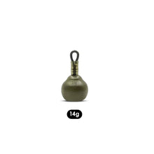 Load image into Gallery viewer, 1PC 14/28/52G Coated Inline Sinker Anti-Tangle Wind Line Lead For European Carp Fishing Tackle Accessory
