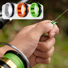 Load image into Gallery viewer, Portable Aluminum Alloy Fishing Line Puller Ring Anti-Slip Anti-Snag Line Puller Special Fishing Knot Tying Finger Protection Tool
