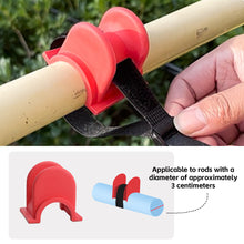 Load image into Gallery viewer, 1PC U-Shaped Fishing Rod Holder Tpe Anti-Slip Rod Clamping Device Self-Adhesive Cloth Fixed Universal For Boat Bridge Kayak Fishing

