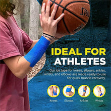 Load image into Gallery viewer, 1Roll/Pack Outdoor Sports Instant Cold Ice Bandage Muscle Soreness Joint Sprain Rapid Cooling Ice Wrap Self-Adhesive First Aid Bandage
