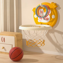 Load image into Gallery viewer, 1Set Kids Indoor Hanging Basketball Hoop No-Drill Height Adjustable Shooting Ring Set Foldable for Easy Storage Home Sports Toy
