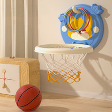 Load image into Gallery viewer, 1Set Kids Indoor Hanging Basketball Hoop No-Drill Height Adjustable Shooting Ring Set Foldable for Easy Storage Home Sports Toy
