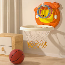 Load image into Gallery viewer, 1Set Kids Indoor Hanging Basketball Hoop No-Drill Height Adjustable Shooting Ring Set Foldable for Easy Storage Home Sports Toy
