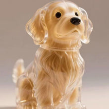 Load image into Gallery viewer, 1 Kawaii Dog Hair Storage Box Puppy Transparent Pet Hair Keepsake Pendant for Pet Memorial Healing Pendant Cat/Dog Lover Keyring Accessory
