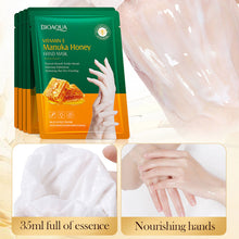 Load image into Gallery viewer, 1/5pcs Vitamin E Hand Mask Honey Nourishing Intense Moisturizing Cracked Skin Repair Silky Smooth Hands Glove Mask Anti-Aging Overnight Hand Treatment
