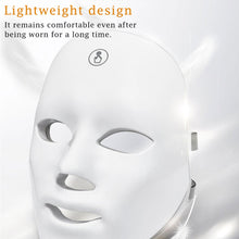 Load image into Gallery viewer, LED Facial Mask 7 Color Light Therapy Skin Rejuvenation &amp; Healing Firming Skin &amp; Improving Elasticity Anti-Aging &amp; Acne Face Mask Skin Care Device
