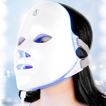 Load image into Gallery viewer, LED Facial Mask 7 Color Light Therapy Skin Rejuvenation &amp; Healing Firming Skin &amp; Improving Elasticity Anti-Aging &amp; Acne Face Mask Skin Care Device
