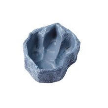 Load image into Gallery viewer, Reptile Water Dish Dinosaur Footprint Feeder Frog/Gecko/Turtle/Lizard Feeding Bowl Decorative Amphibian Feeding Platform Exotic Pet Supplies
