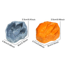 Load image into Gallery viewer, Reptile Water Dish Dinosaur Footprint Feeder Frog/Gecko/Turtle/Lizard Feeding Bowl Decorative Amphibian Feeding Platform Exotic Pet Supplies
