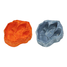 Load image into Gallery viewer, Reptile Water Dish Dinosaur Footprint Feeder Frog/Gecko/Turtle/Lizard Feeding Bowl Decorative Amphibian Feeding Platform Exotic Pet Supplies
