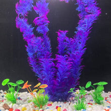 Load image into Gallery viewer, 38cm Aquarium Plastic Plants Soft Artificial Fish Tank Decor Low Maintenance for Freshwater/Saltwater Tank Easy to Clean Aquascaping Ornament
