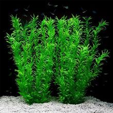 Load image into Gallery viewer, 38cm Aquarium Plastic Plants Soft Artificial Fish Tank Decor Low Maintenance for Freshwater/Saltwater Tank Easy to Clean Aquascaping Ornament
