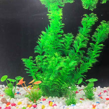 Load image into Gallery viewer, 38cm Aquarium Plastic Plants Soft Artificial Fish Tank Decor Low Maintenance for Freshwater/Saltwater Tank Easy to Clean Aquascaping Ornament
