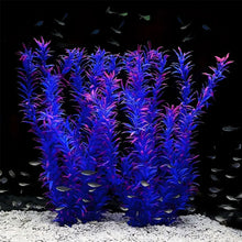 Load image into Gallery viewer, 38cm Aquarium Plastic Plants Soft Artificial Fish Tank Decor Low Maintenance for Freshwater/Saltwater Tank Easy to Clean Aquascaping Ornament
