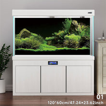 Load image into Gallery viewer, Aquarium Background Sticker Fish Tank Backdrop Forest/Moss/Ocean World DIY Cutting Available Background Self Cling Aquarium Wallpaper Decorations
