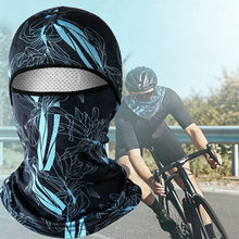 Load image into Gallery viewer, Summer Ice Silk Sun Protection Headgear Neck Guard Breathable Dustproof Cycling Mask Wearing with Helmets
