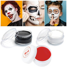 Load image into Gallery viewer, Professional Face Paint Body Paint Makeup White Black Red Painting Special Effects Makeup For Kids Halloween Christmas Masquerade Cosplay
