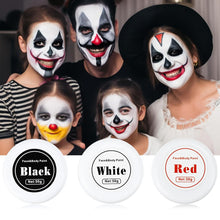 Load image into Gallery viewer, Professional Face Paint Body Paint Makeup White Black Red Painting Special Effects Makeup For Kids Halloween Christmas Masquerade Cosplay
