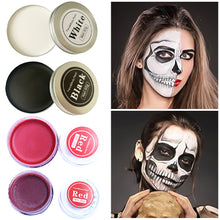 Load image into Gallery viewer, Oil Face Paint Body Paint Makeup Wheel White Black Red Painting Special Effects Makeup For Kids for Halloween Christmas Masquerade Party Cosplay
