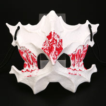 Load image into Gallery viewer, Blood Half-Face Mask Men Dragon Tiger Wolf Mask Horror Halloween Costume Props Skeleton Carnival Mask Party Cosplay Prop
