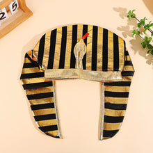 Load image into Gallery viewer, Halloween Golden Pharaoh Hats Snake Head Hats Costume Props Mask Party Cosplay Prop
