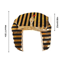 Load image into Gallery viewer, Halloween Golden Pharaoh Hats Snake Head Hats Costume Props Mask Party Cosplay Prop
