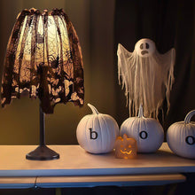 Load image into Gallery viewer, Halloween Decoration Black Lace Cobweb Tablecloth Table Lampshade Decoration 20x60in
