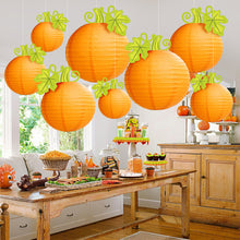 Load image into Gallery viewer, Halloween Paper Lantern Hanging Creative Pumpkin Funny Halloween Hanging Props Garden Party Decor Supplies
