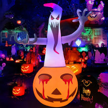 Load image into Gallery viewer, Halloween Inflatable Bat Glowing Toy LED Bat Inflatable Balloon Luminous Ornament Light Tumbler Yard Garden Outdoor Party Decor

