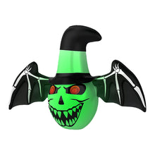 Load image into Gallery viewer, Halloween Inflatable Bat Glowing Toy LED Bat Inflatable Balloon Luminous Ornament Light Tumbler Yard Garden Outdoor Party Decor
