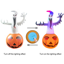 Load image into Gallery viewer, Halloween Inflatable Bat Glowing Toy LED Bat Inflatable Balloon Luminous Ornament Light Tumbler Yard Garden Outdoor Party Decor
