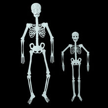 Load image into Gallery viewer, Luminous Hanging Skeleton Decoration Scary House Scary Pendant Props Halloween Party Yard Garden Decoration Glow Fake Skull
