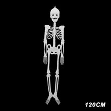 Load image into Gallery viewer, Luminous Hanging Skeleton Decoration Scary House Scary Pendant Props Halloween Party Yard Garden Decoration Glow Fake Skull
