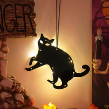 Load image into Gallery viewer, Halloween LED Lights with Hanging Rope Battery-Powered Ghost Pumpkin Hanging Party Lights For Shop/Home/Yard Windows for Indoor/Outdoor
