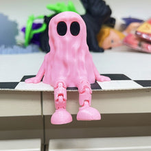 Load image into Gallery viewer, Halloween Ghost Figurine 3D Printed Sitting Ghost Desktop Halloween Decorations Creative Party Gift Ornaments
