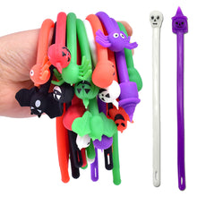 Load image into Gallery viewer, 5Pcs Halloween Soft Rubber Stretchy Elastic Strings Kids Halloween Party Favor Gift Anti Stress Fidget Toys Kids Birthday Party
