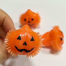 Load image into Gallery viewer, LED Light Halloween Ring Glowing Pumpkin Ghost Skull Rings Kids Gift Halloween Party Decoration for Home Horror Props Supplies

