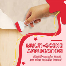Load image into Gallery viewer, Detachable Scraper Dual Hardness Composite Blade Handle Scraper Wall Floor Beautiful Seam Glue Removal Plastic Shovel Cleaning Tool

