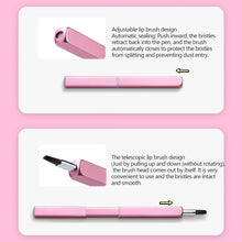 Load image into Gallery viewer, Scalable Lip Brush Lipstick Brush Portable Retractable Makeup Artist Mini Advanced Halo Dye Lipstick Makeup Lip Brush
